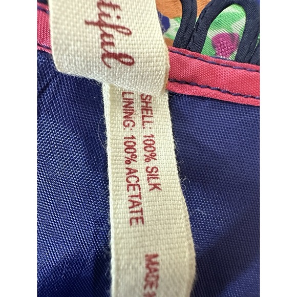 Maeve Anthropologie Dress Womens‎ Size 0 Small 100% Silk Midi Soft Summer Resort - Picture 4 of 8